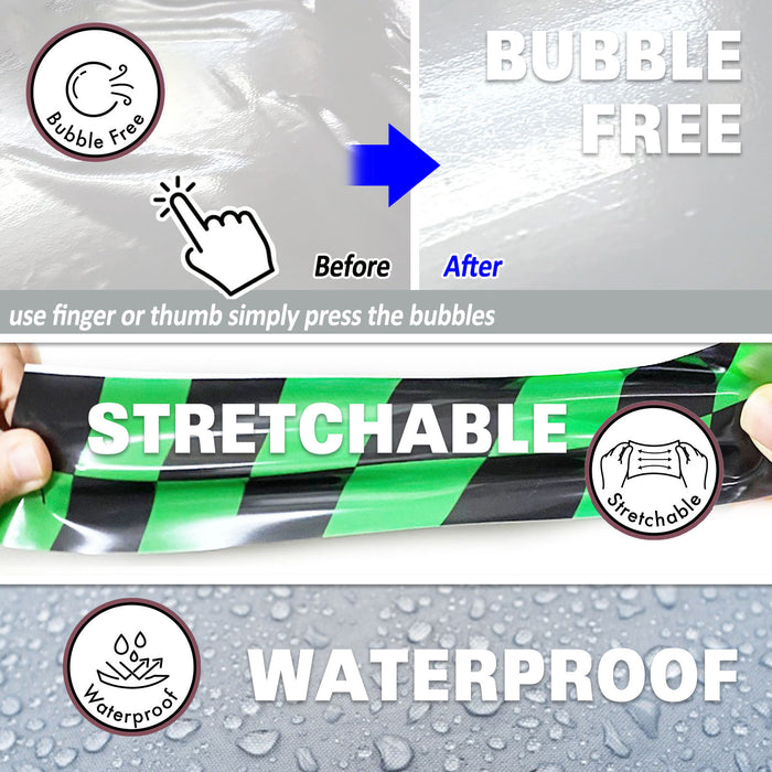 17-inch motorcycle wheel rim sticker with racing piano design, featuring three stripes for front and rear wheel decoration.