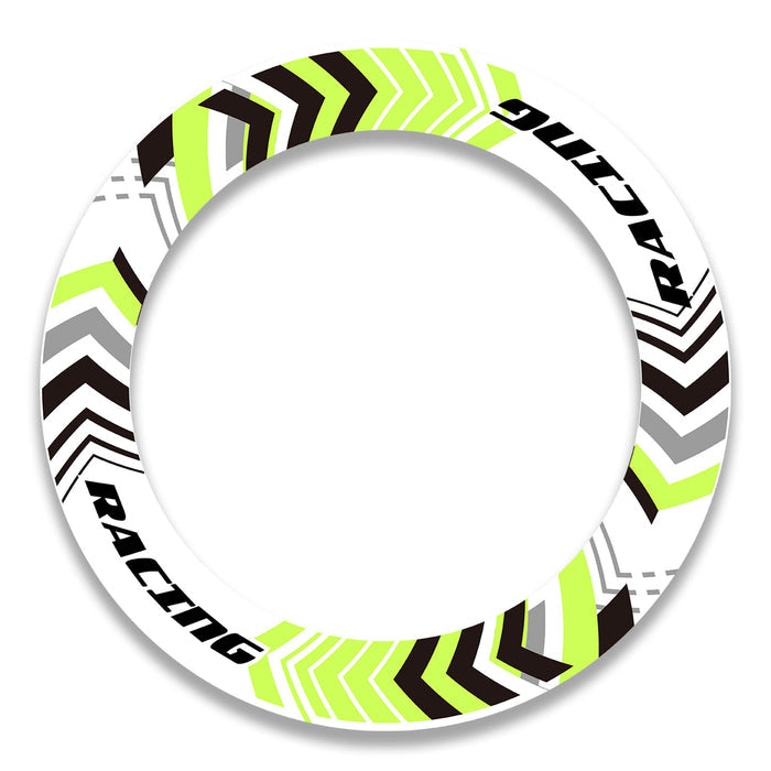 Yamaha and Suzuki Aprilia 17 inch wheel rim protection sticker set by StickerBao, featuring front and rear wheel decals.