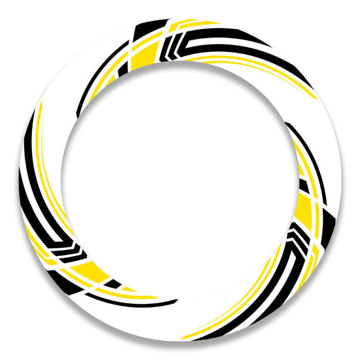 17-inch Wheel Rim Protection Sticker Set for Suzuki Aprilia BMW, includes front and rear wheel decals by StickerBao