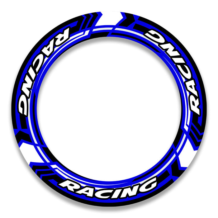 17-inch BMW Ducati MV Agusta wheel rim protection sticker set with front and rear wheel decals by StickerBao.