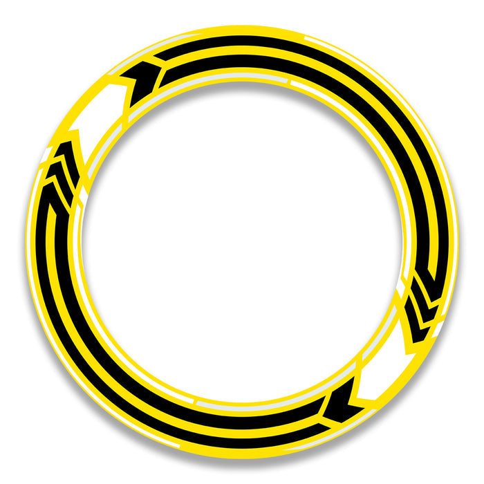 17-inch wheel rim protection sticker set for Ducati, MV Agusta, Triumph bikes, featuring stylish decals for front and rear wheels.