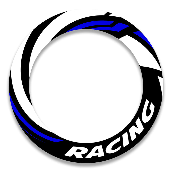 17-inch wheel rim protection sticker set for Triumph, Kawasaki, Honda motorcycles, featuring durable wheel and rim decals by StickerBao.