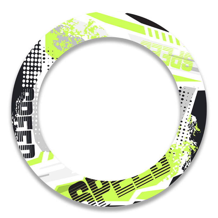 Yamaha, Suzuki, Aprilia 17-inch wheel rim protection sticker set by StickerBao, front and rear wheel decals with stylish design.