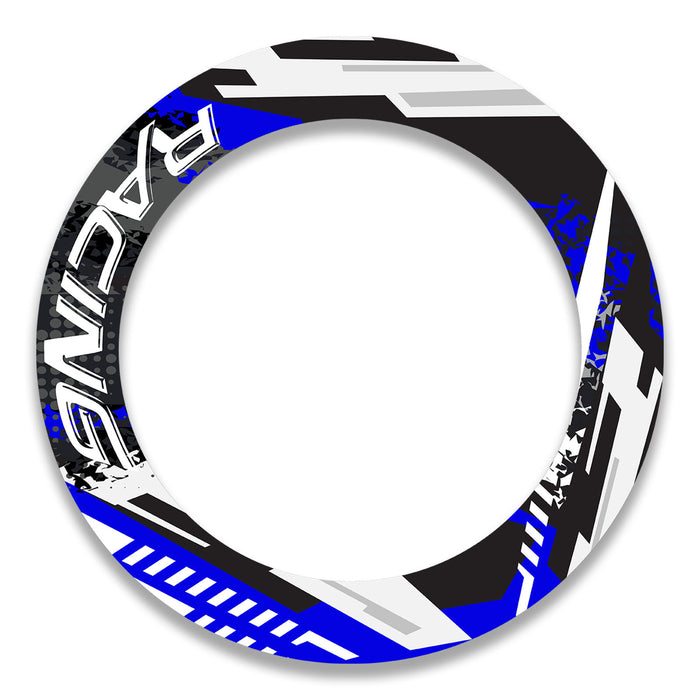 17-inch Suzuki, Aprilia, BMW wheel rim protection sticker set with front and rear wheel decals by StickerBao.