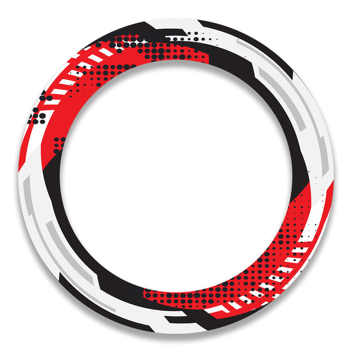 17 inch Ducati, MV Agusta, Triumph wheel rim protection sticker set with front and rear decals by StickerBao.