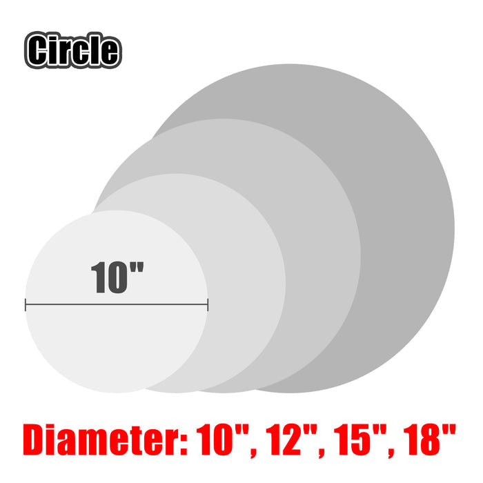2pcs Number 9 Circle Racing Number Magnets, 8 inch-18 inch, White Background - MC Motoparts