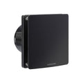 Airmaster RFP4TB Matt Black 100mm/4-Inch Decorative Extractor Fan with Overrun Timer