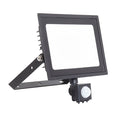 Ansell AEDELED50/CW/PIR  50W PIR Cool White Eden Floodlight  - Black