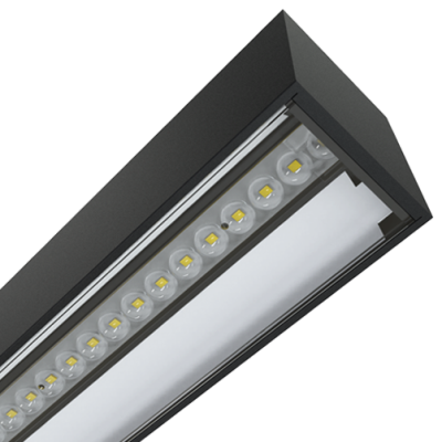 Ansell AVAS4/1/B/SM3 Vasco EVO CCT Multi Wattage 1200mm Self-Test Emergency Black