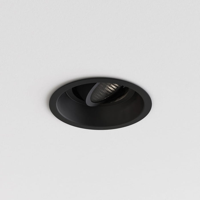 Astro 1249041 Minima Slimline Round Adjustable Fire - Rated Matt Black - Astro - Falcon Electrical