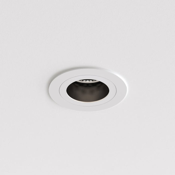 Astro 1434001 Pinhole Slimline Round Fixed Fire - Rated IP65 Matt White - Astro - Falcon Electrical