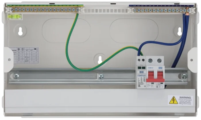 BG CF16MS13 16 module Consumer Unit w/ 13 Usable Ways, 100A Main Switch, Type 2 Surge Protection