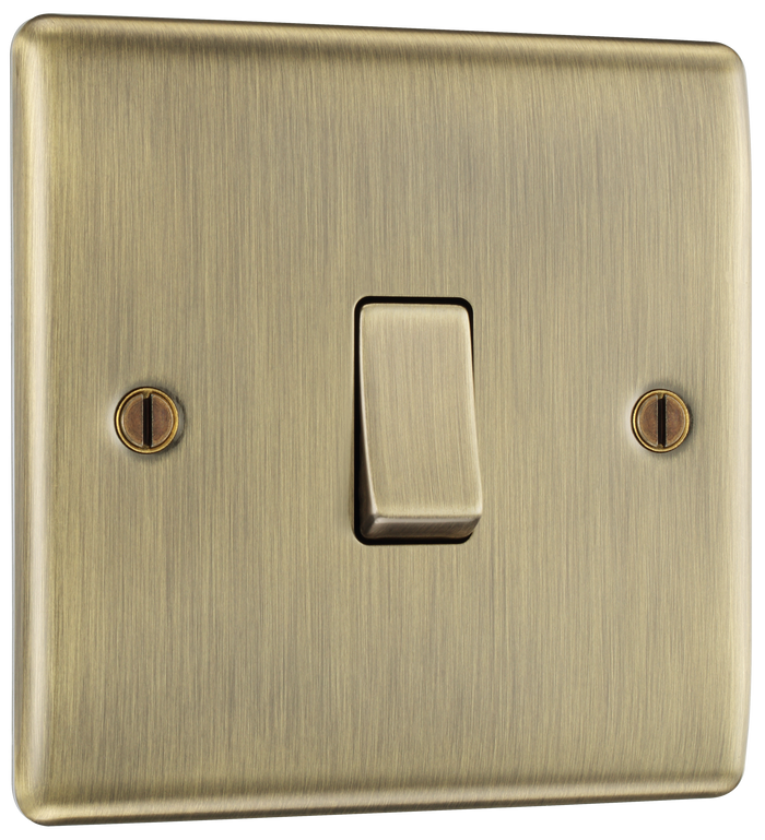 BG NAB13 Nexus Metal Antique Brass Intermediate switch