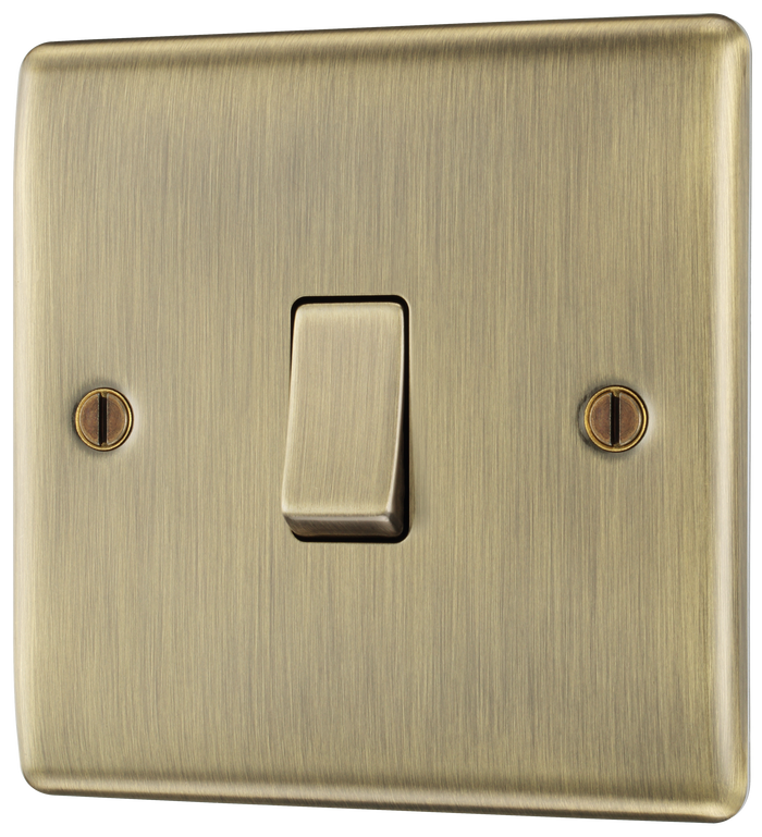 BG NAB13 Nexus Metal Antique Brass Intermediate switch