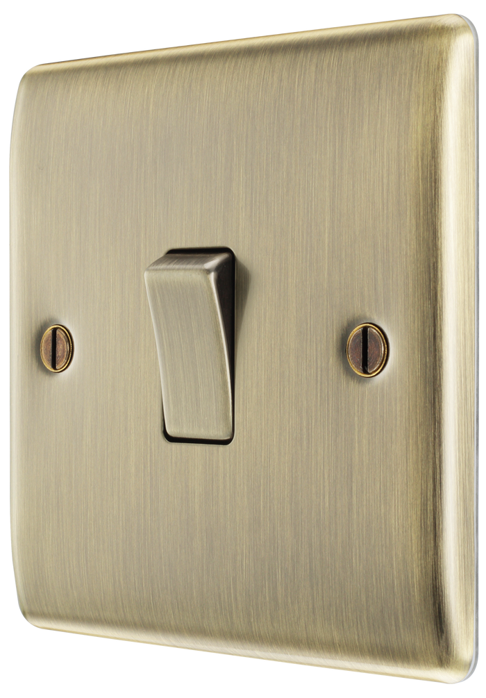 BG NAB13 Nexus Metal Antique Brass Intermediate switch