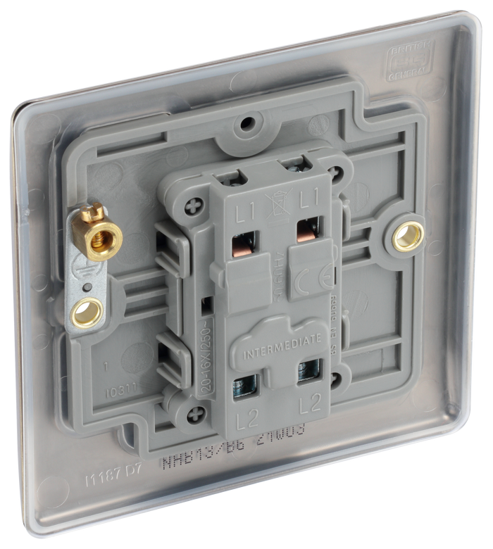 BG NAB13 Nexus Metal Antique Brass Intermediate switch