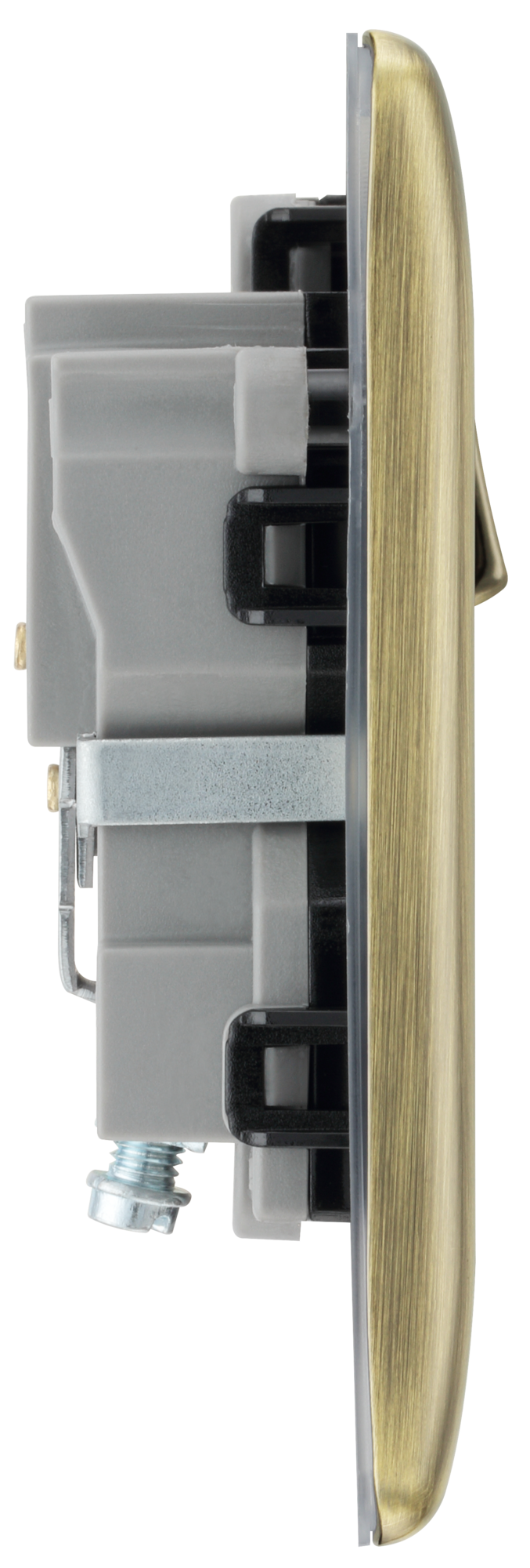 BG NAB21B Nexus Metal Antique Brass Single, switched, single pole