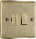 BG NAB50 Nexus Metal Antique Brass Switched and fused