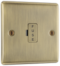 BG NAB54 Nexus Metal Antique Brass Unswitched and fused