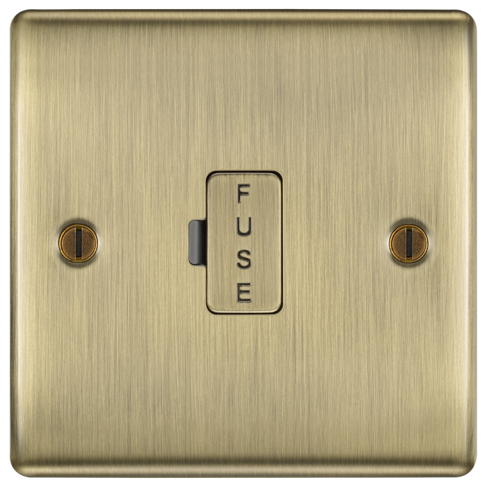BG NAB54 Nexus Metal Antique Brass Unswitched and fused