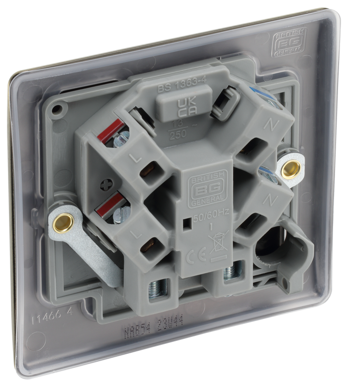 BG NAB54 Nexus Metal Antique Brass Unswitched and fused