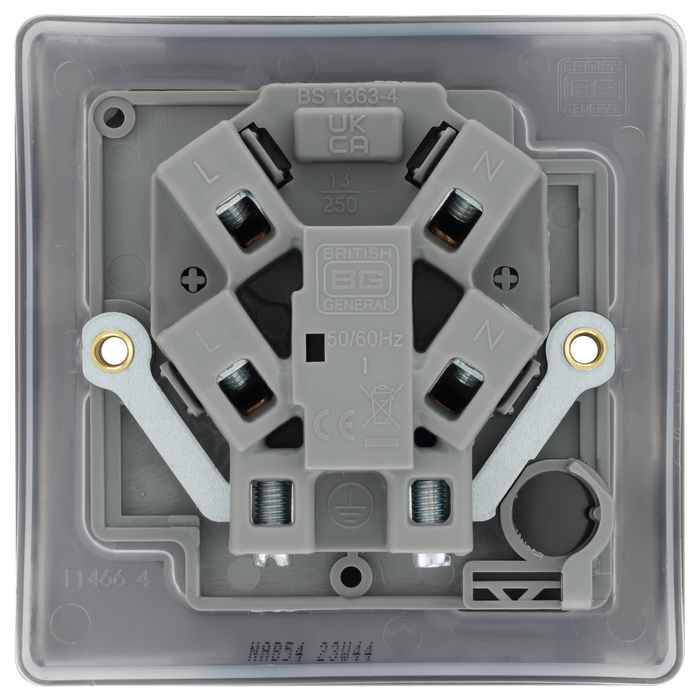 BG NAB54 Nexus Metal Antique Brass Unswitched and fused