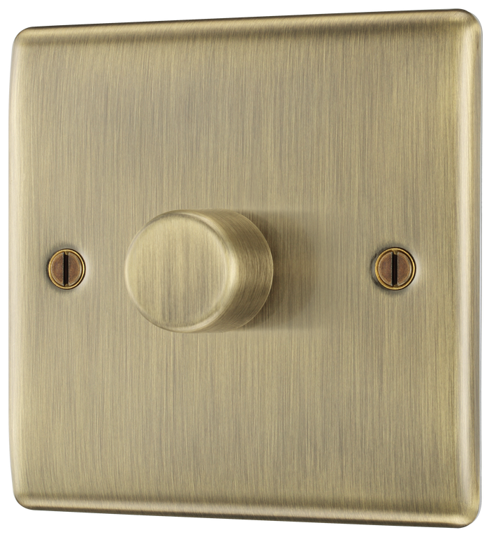 BG NAB81 Nexus Metal Antique Brass Single, 2 way push 200W