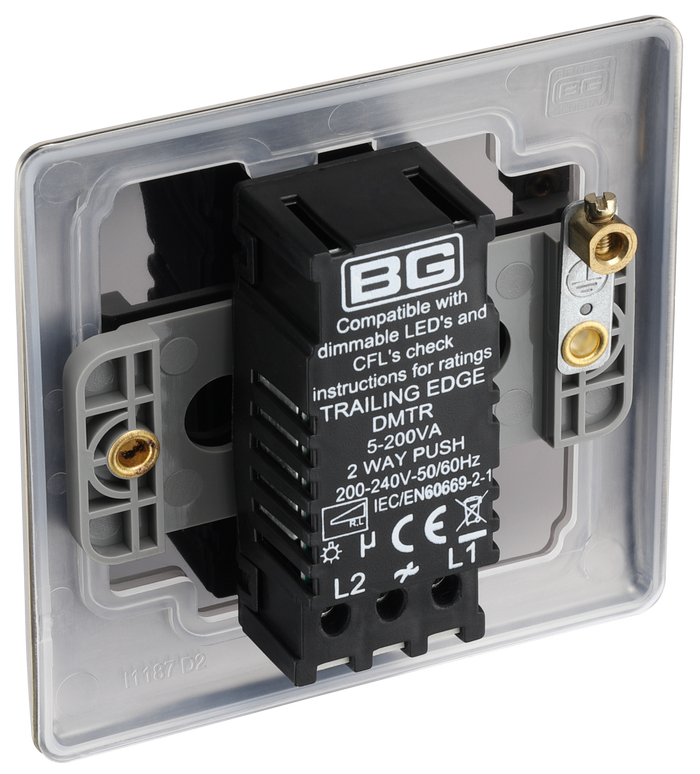 BG NAB81 Nexus Metal Antique Brass Single, 2 way push 200W