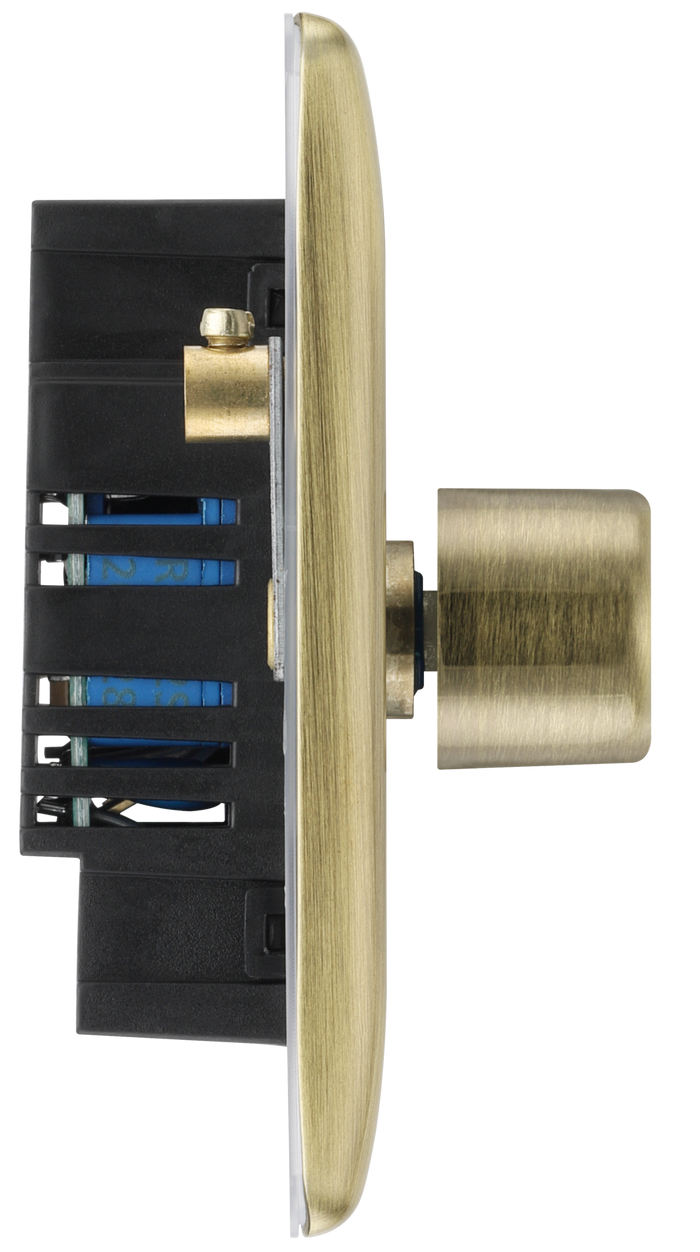 BG NAB81 Nexus Metal Antique Brass Single, 2 way push 200W