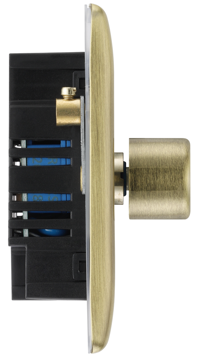 BG NAB82 Nexus Metal Antique Brass Double, 2 way push 200W
