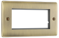 BG NABEMR4 Nexus Metal Antique Brass 4 module - rectangular