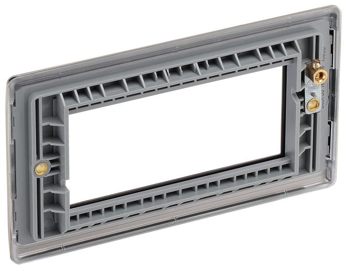 BG NABEMR4 Nexus Metal Antique Brass 4 module - rectangular