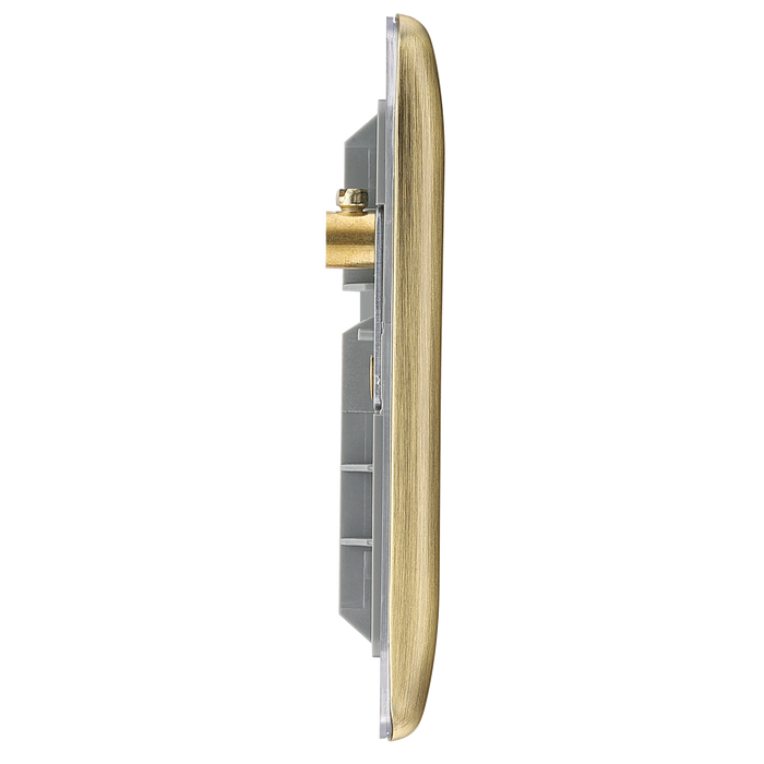 BG NABEMR4 Nexus Metal Antique Brass 4 module - rectangular