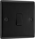 BG NFB13 Nexus Metal Matt Black Intermediate Switch, 10Ax 2 Way