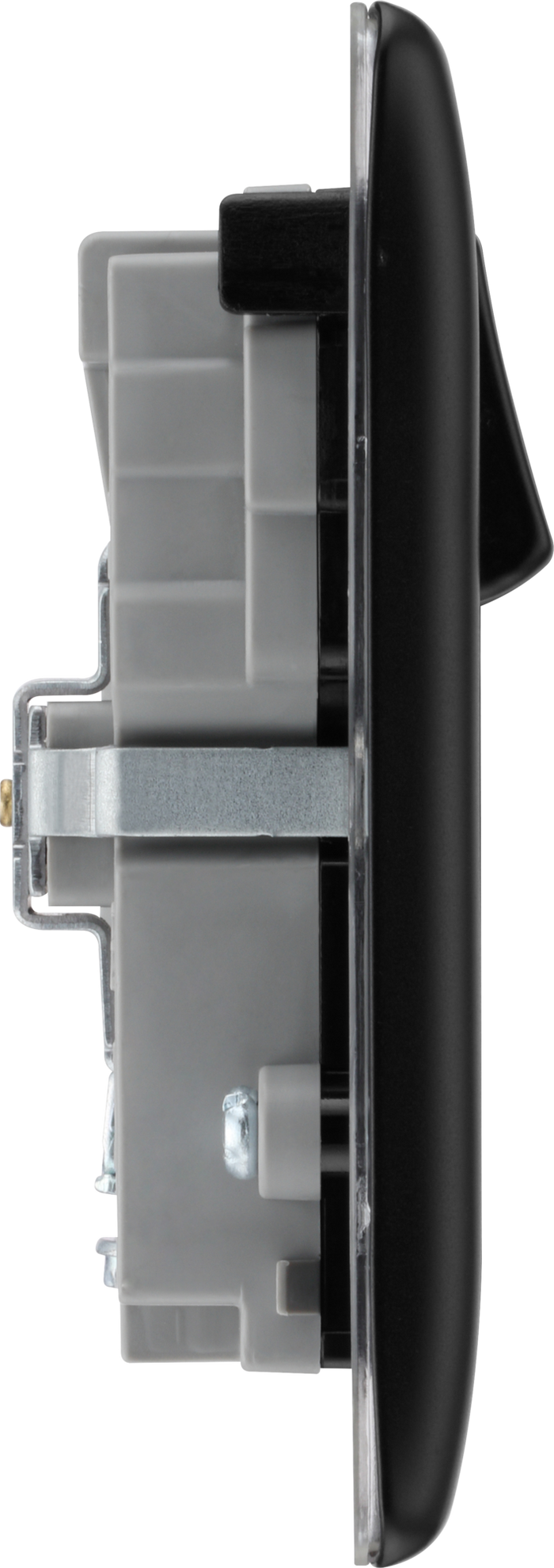 BG NFB22UAC45B Double Switched Single Pole Socket, with USB A + C (45W)
