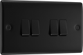 BG NFB44 Quadruple, 2-way Switch