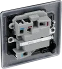 BG NFB50 Nexus Metal Matt Black Switched 13A Fused Connection Unit