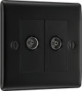 BG NFB61 Double Co-axial Socket