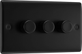 BG NFB83 Triple Dimmer Switch, 2-way Push 200W