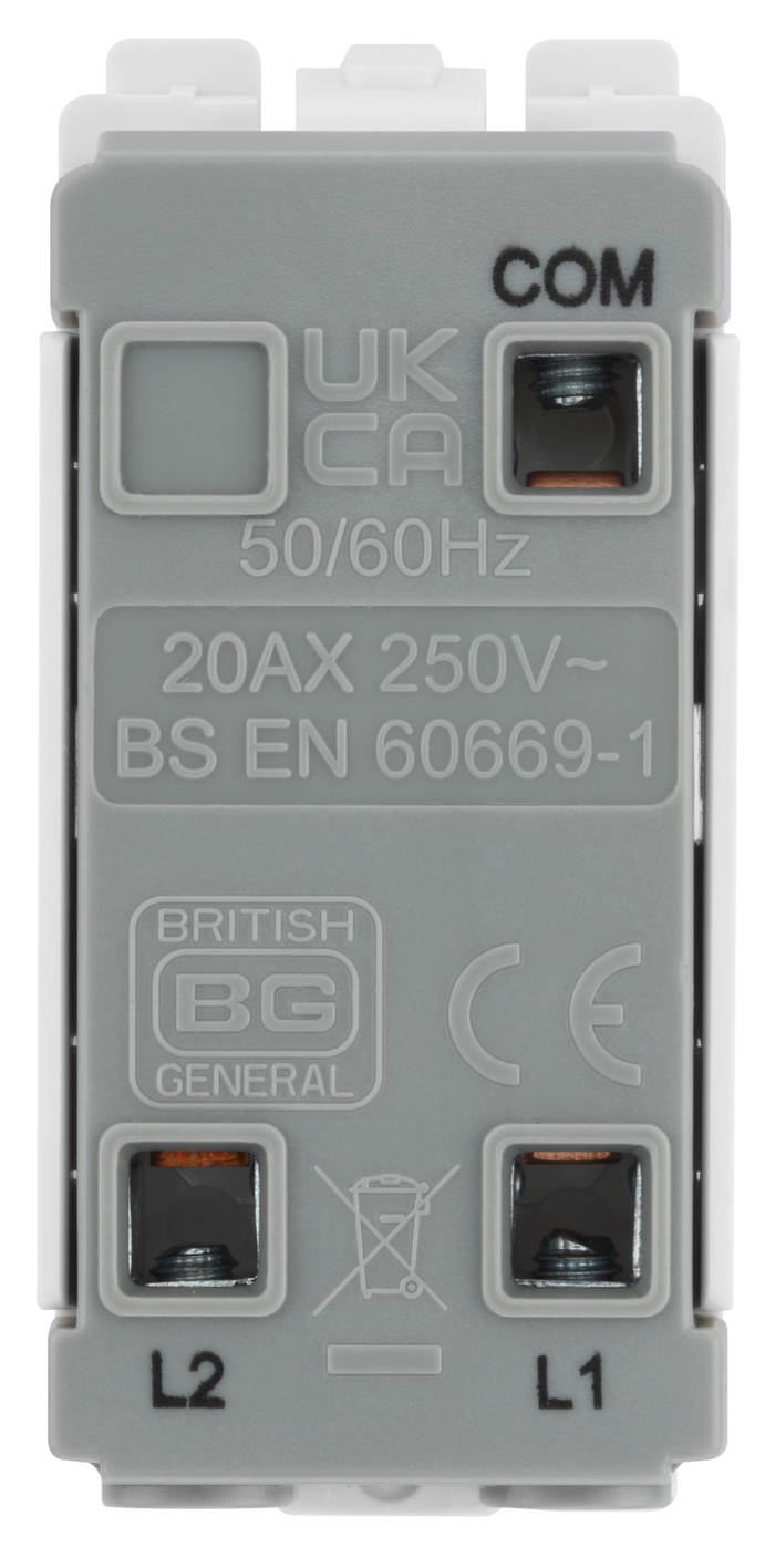 BG RAB12KY 2 way, single pole secret key