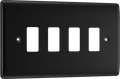 BG RNFB4 4 Module Grid Frontplate, Rectangular