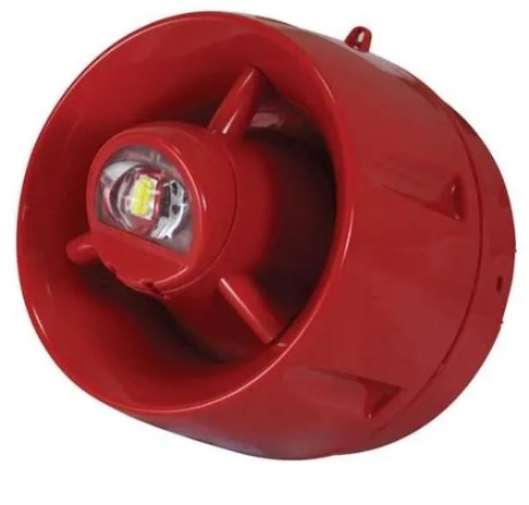 C-Tec BF433A-CX-SR Hi-Output W-2.4-8.2 Wall VAD c-w 103dB(A) Sounder (shallow base)
