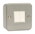 Click Scolmore CL012B 2 Gang 2 Way 10AX Switch