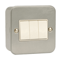 Click Scolmore CL013 3 Gang 2 Way 10AX Switch