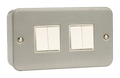 Click Scolmore CL019 4 Gang 2 Way 10AX Switch