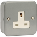 Click Scolmore CL030 1 Gang 13A Unswitched Socket Outlet