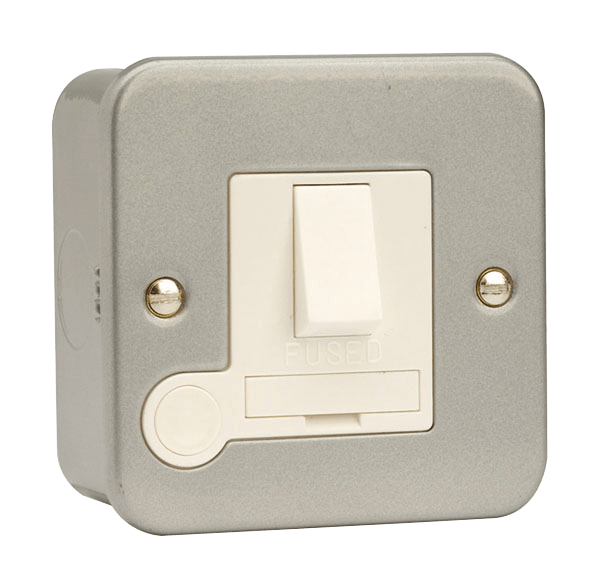 Click Scolmore CL051B 13A Fused Connection Unit DP Switched With Optional Flex Outlet