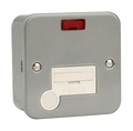 Click Scolmore CL053 13A Fused Connection Unit With Neon And Optional Flex Outlet