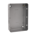 Click Scolmore CL090 2G 3 ROW METAL CLAD BACK BOX - 50MM DEEP