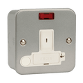 Click Scolmore CL1252 13A DP KEY SWITCH LOCKABLE FCU WITH NEON